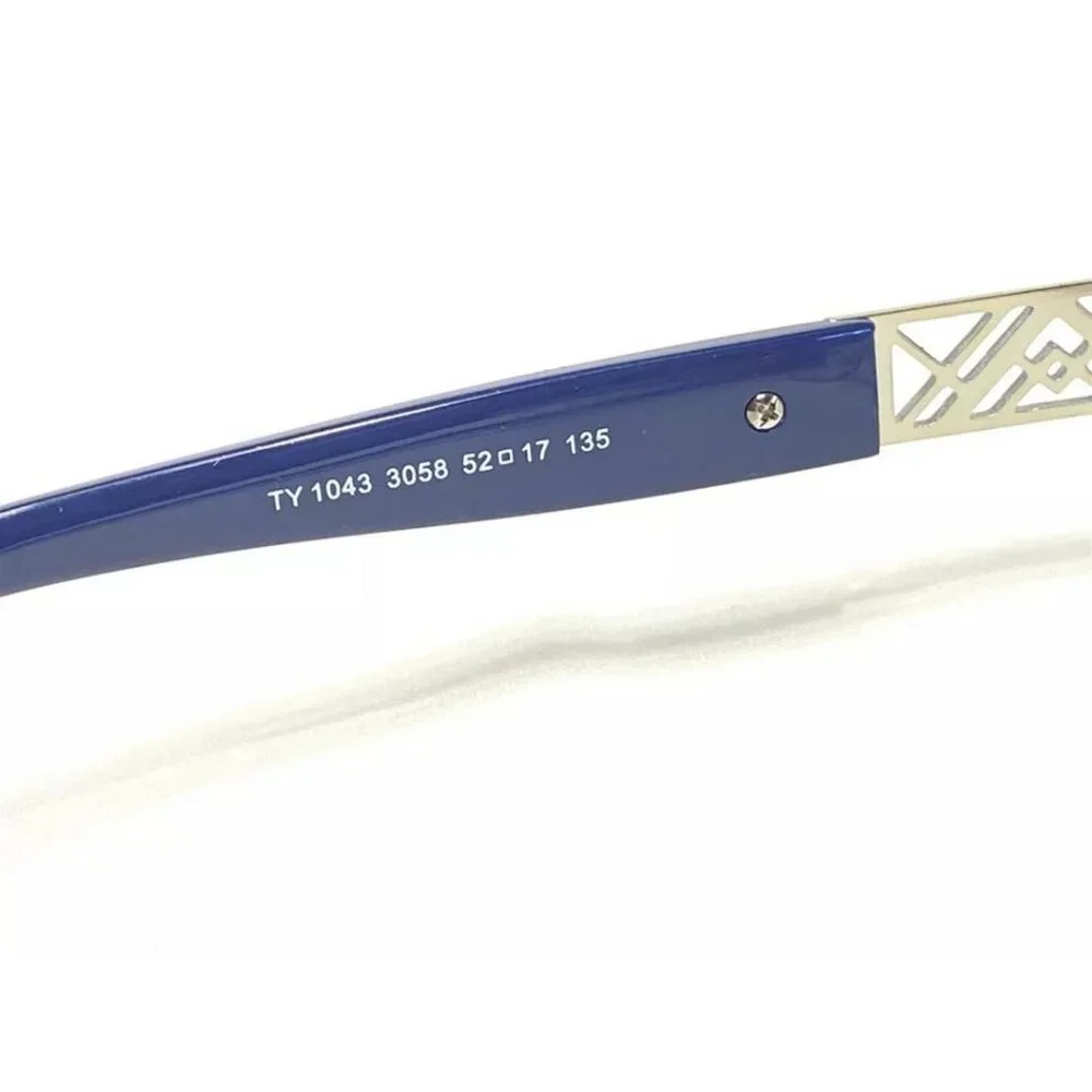 Tory Burch Women's Eyeglasses TY1043-3058 Blue Gold 52-17-135